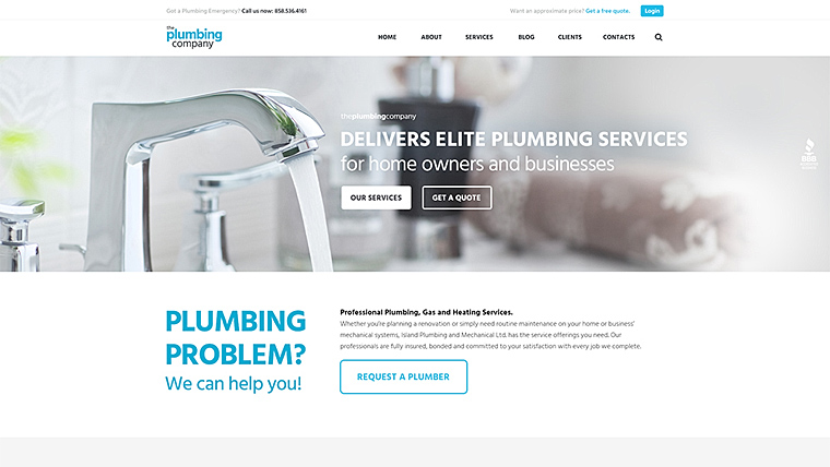 Plumbing – Repair, Building & Construction Theme
